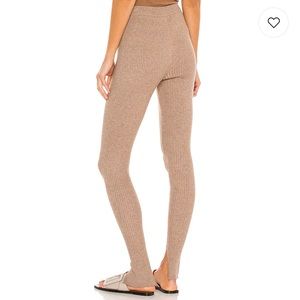 Lovers + Friends Tan Knit Leggings